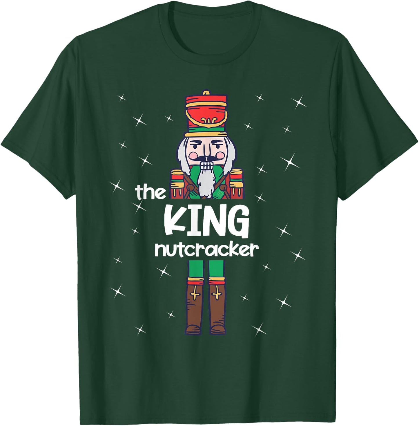 King Nutcracker Family Matching Funny Gift Pajama T-Shirt - T-Shirt | Forest