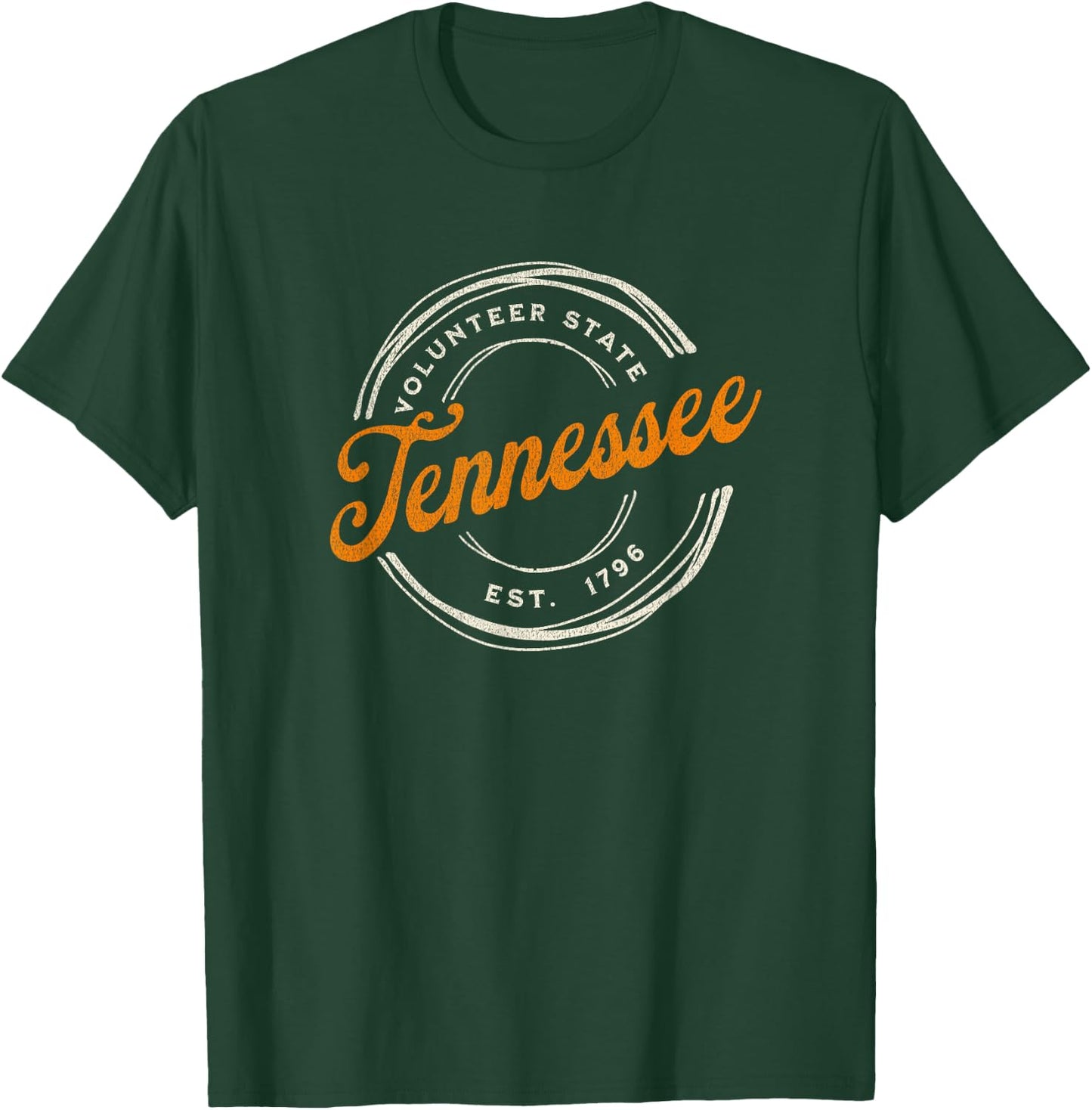 Retro Tennessee Volunteer State T-Shirt - T-Shirt | Forest