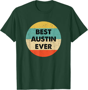 Austin Name Shirts & Gifts Austin Name Definition Apparel - Women's Black Classic Fit Short Sleeve - Small T-Shirt - T-Shirt | Forest