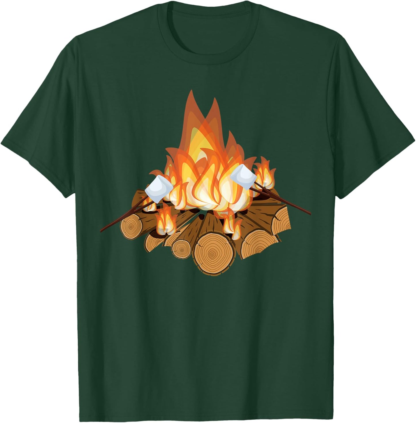 Smores Campfire Cracker Matching Group Halloween Costume T-Shirt - T-Shirt | Forest