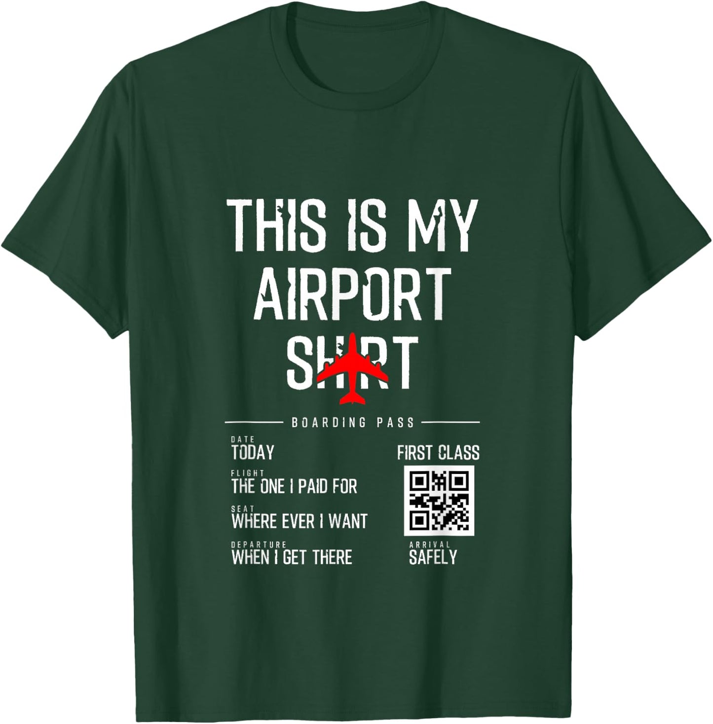 This is My Airport Funny Family Travel T-Shirt - T-Shirt | Forest