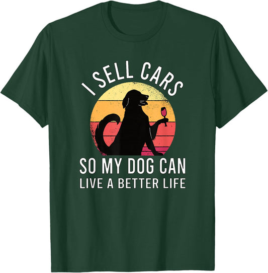 Auto Seller for Car Salesman T-Shirt - T-Shirt | Forest