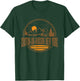 Vintage Croton-on-Hudson New York Mountain Hiking Print T-Shirt - T-Shirt | Forest