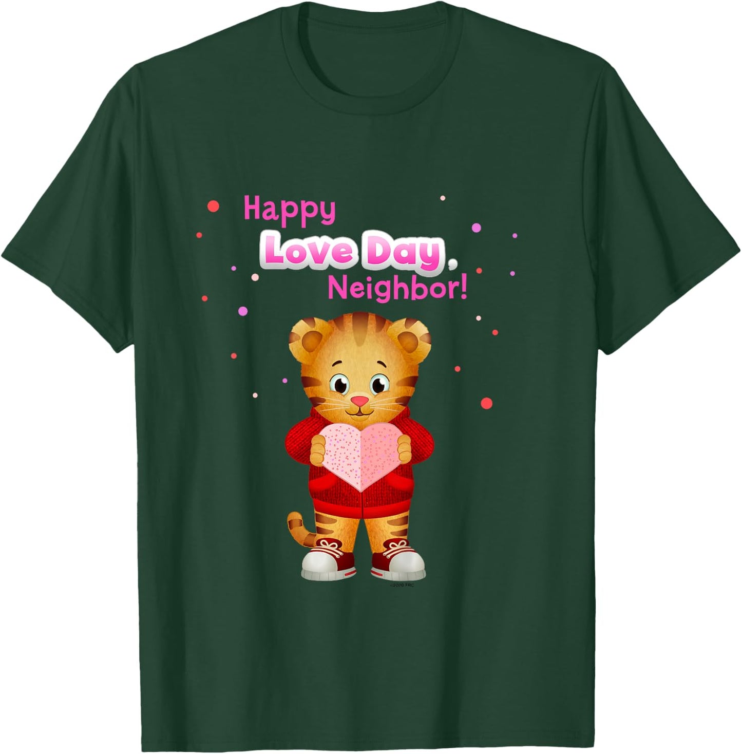 Happy Love Day, Daniel Tiger! (Pink) T-Shirt - T-Shirt | Forest