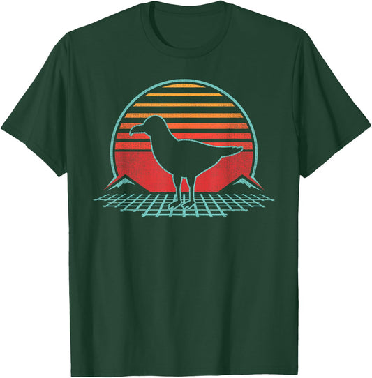 Albatross Lover Bird Animal Retro Vintage 80s Style T-Shirt - T-Shirt | Forest