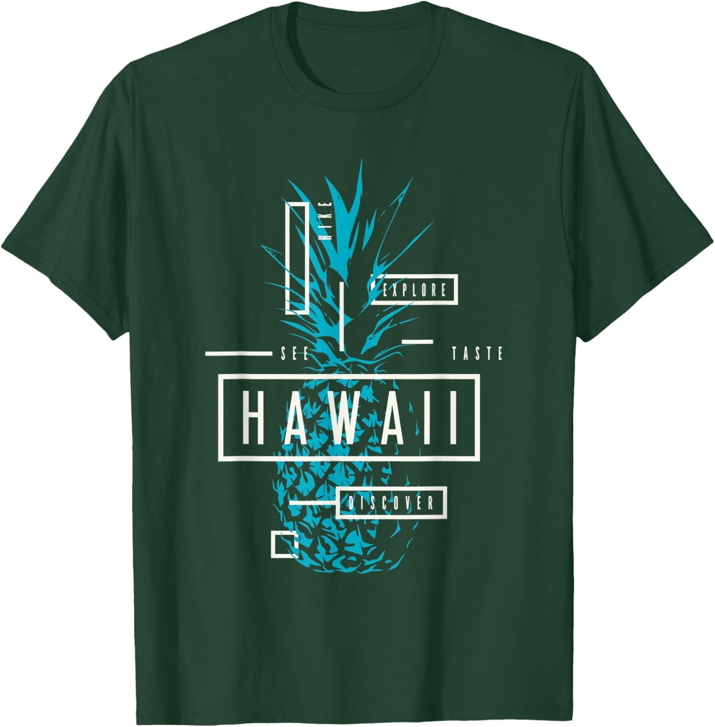 Hawaii Paradise Graphic Novelty & Cool Designs T-Shirt - T-Shirt | Forest