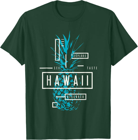 Hawaii Paradise Graphic Novelty & Cool Designs T-Shirt - T-Shirt | Forest