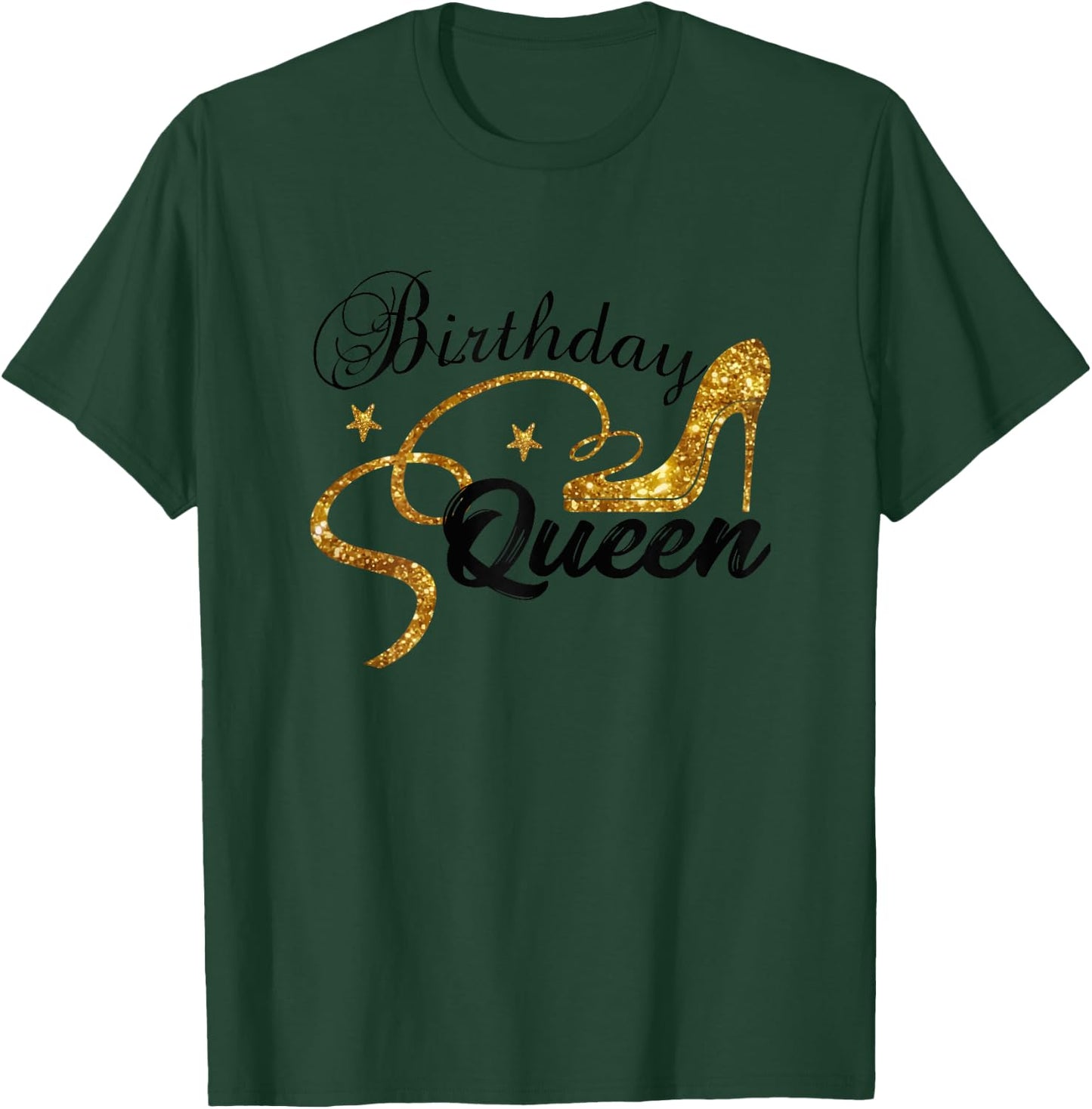 Birthday Queen Happy Birthday Party Funny Shirt Gifts T-Shirt - T-Shirt | Forest