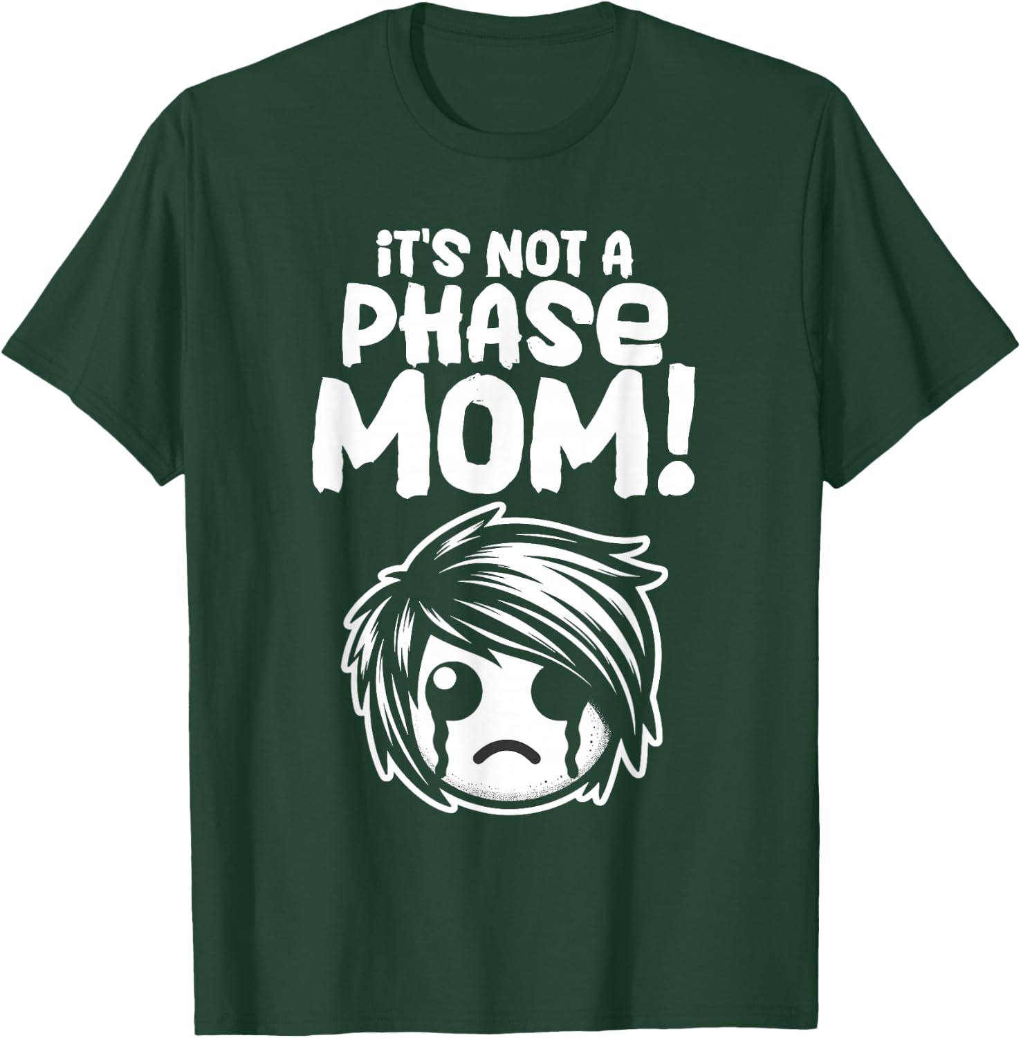 It's Not A Phase Mom Emo Boy Emo Kid Punk Goth T-Shirt - T-Shirt | Forest