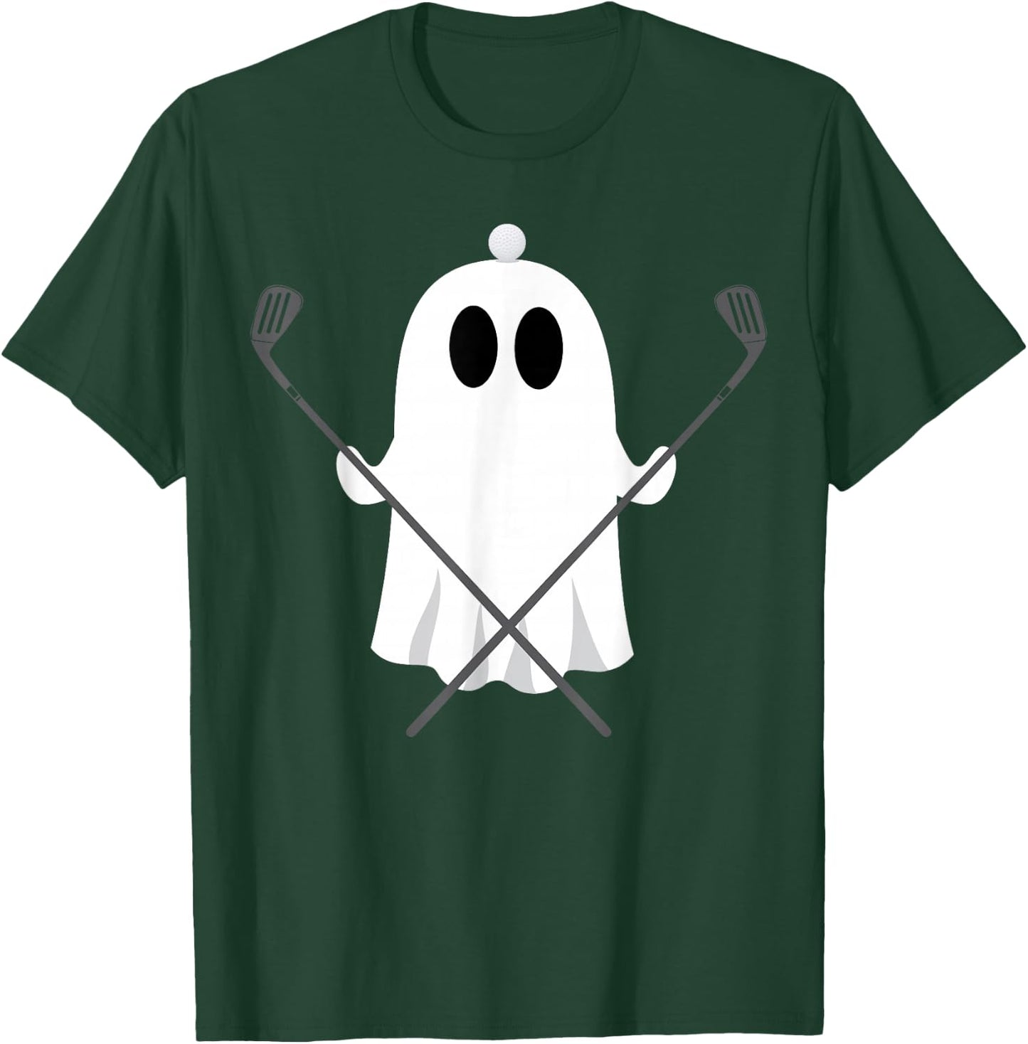 Golfer Halloween Funny Ghost Costume T-Shirt - T-Shirt | Forest
