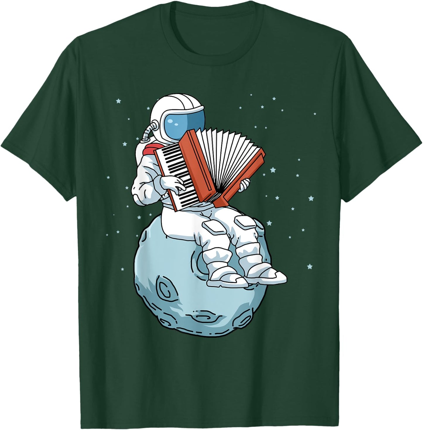Accordion Shirt Men Accordion Music Gift Women Accordion T-Shirt - T-Shirt | Forest
