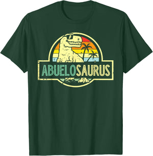 Fathers Day Dinosaur Abuelo Saurus Spanish Grandpa Trex Papa T-Shirt - T-Shirt | Forest