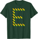 Corn E - Ears of Corn In A Letter E Shape - Funny Corny Pun T-Shirt - T-Shirt | Forest