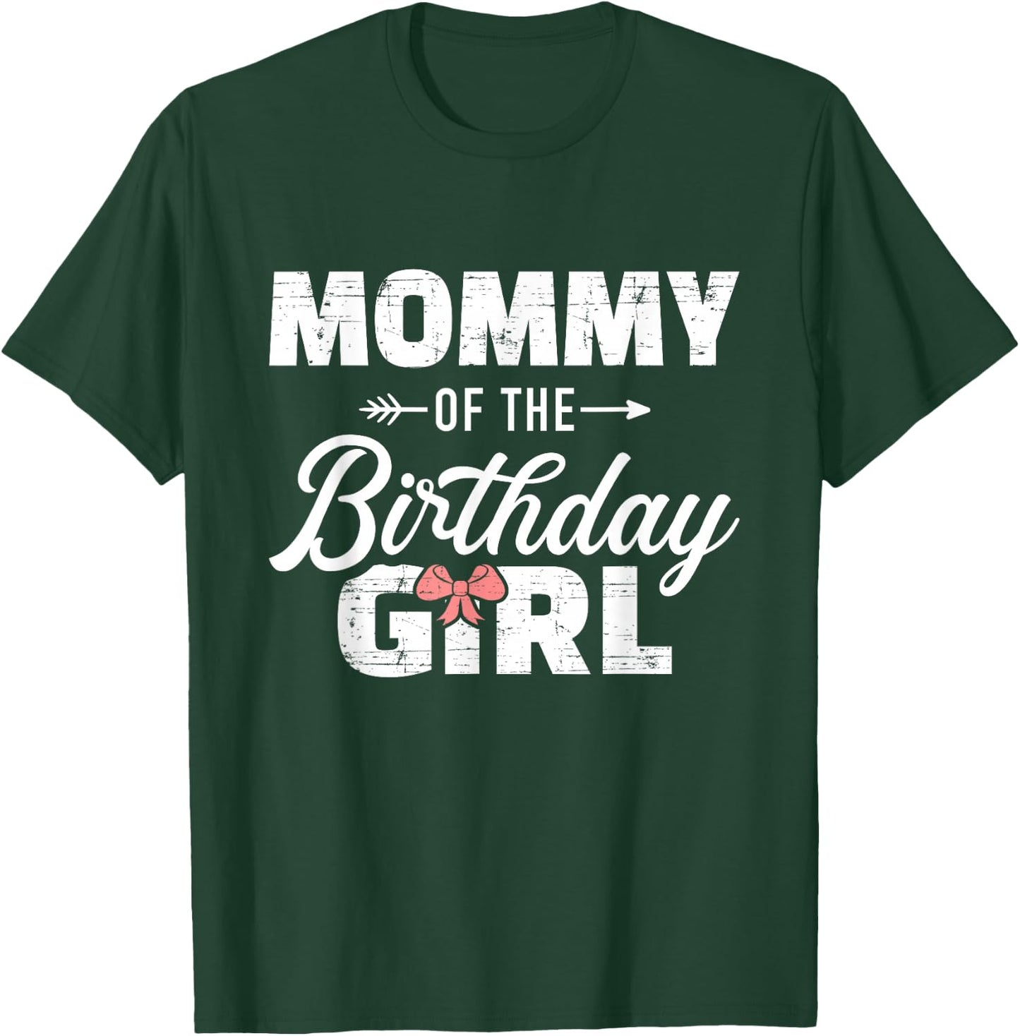 Mommy of the birthday daughter girl matching family for mom T-Shirt - T-Shirt | Forest