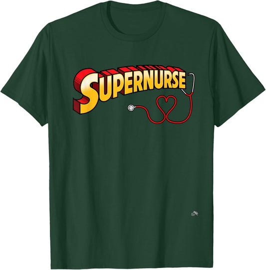Super Nurse RN Superhero Registered Nurse Hero SuperNurse T-Shirt - T-Shirt | Forest