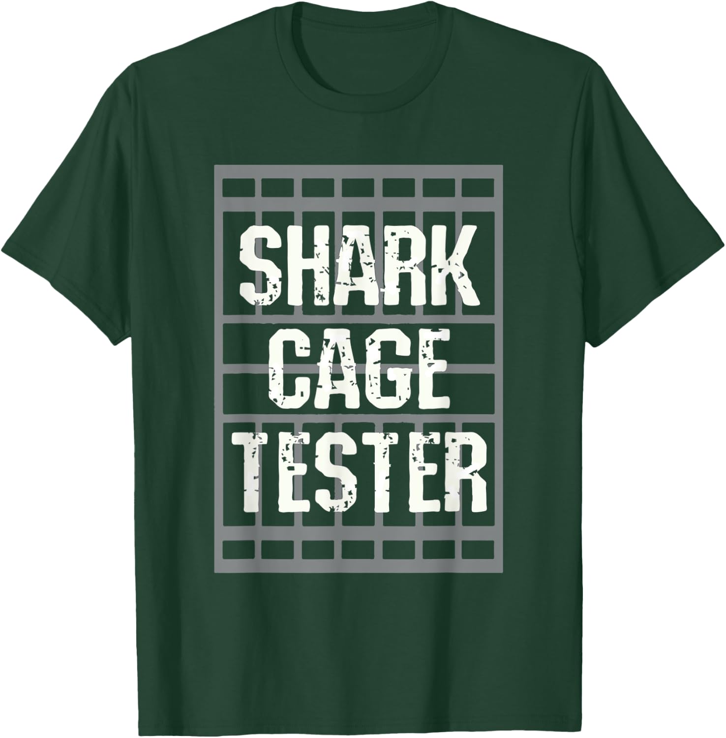 Funny Amputee Disability Shark Cage Tester Surgery Joke T-Shirt - T-Shirt | Forest