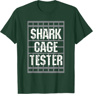 Funny Amputee Disability Shark Cage Tester Surgery Joke T-Shirt - T-Shirt | Forest