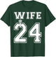 2024 Wife Husband Matching Engagement Party Honeymoon T-Shirt - T-Shirt | Forest