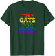 Gays for Guns Rainbow Gay Pride Gun Rights 2nd Amendment T-Shirt - T-Shirt | Forest
