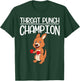Kangaroo Throat Punch Champion Ring T-Shirt - T-Shirt | Forest