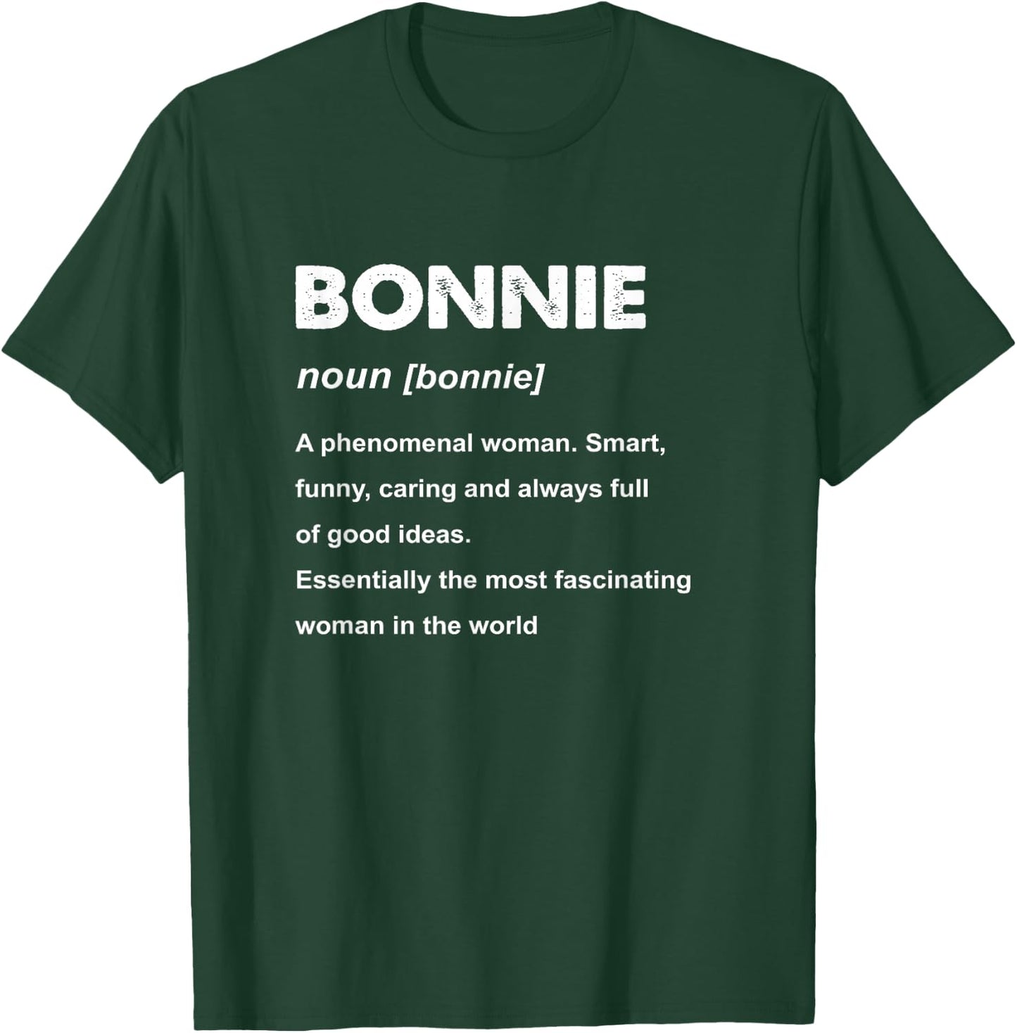 Bonnie Name T-Shirt - T-Shirt | Forest