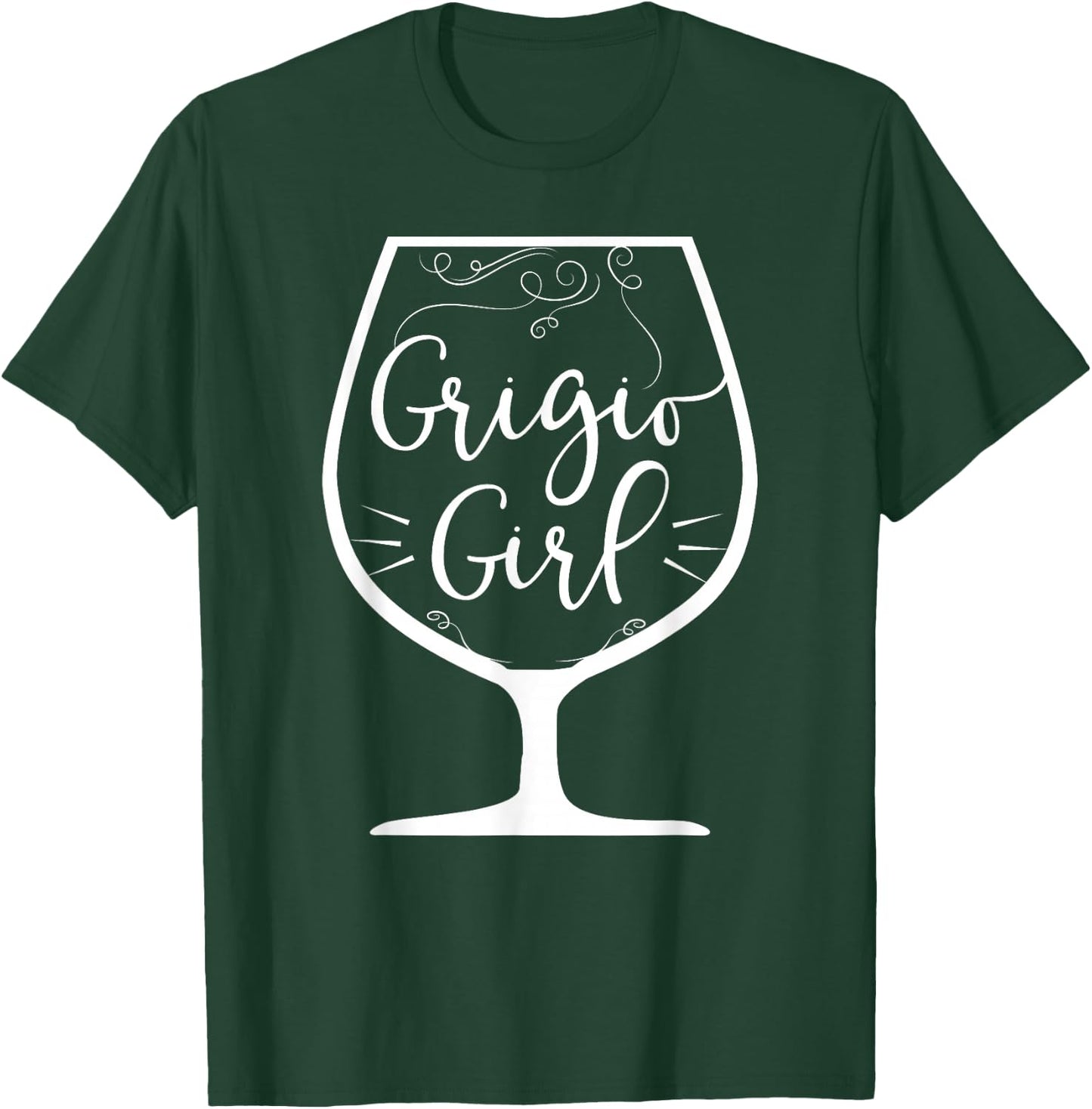 Funny Pinot Grigio White Wine Drinker T-Shirt - T-Shirt | Forest