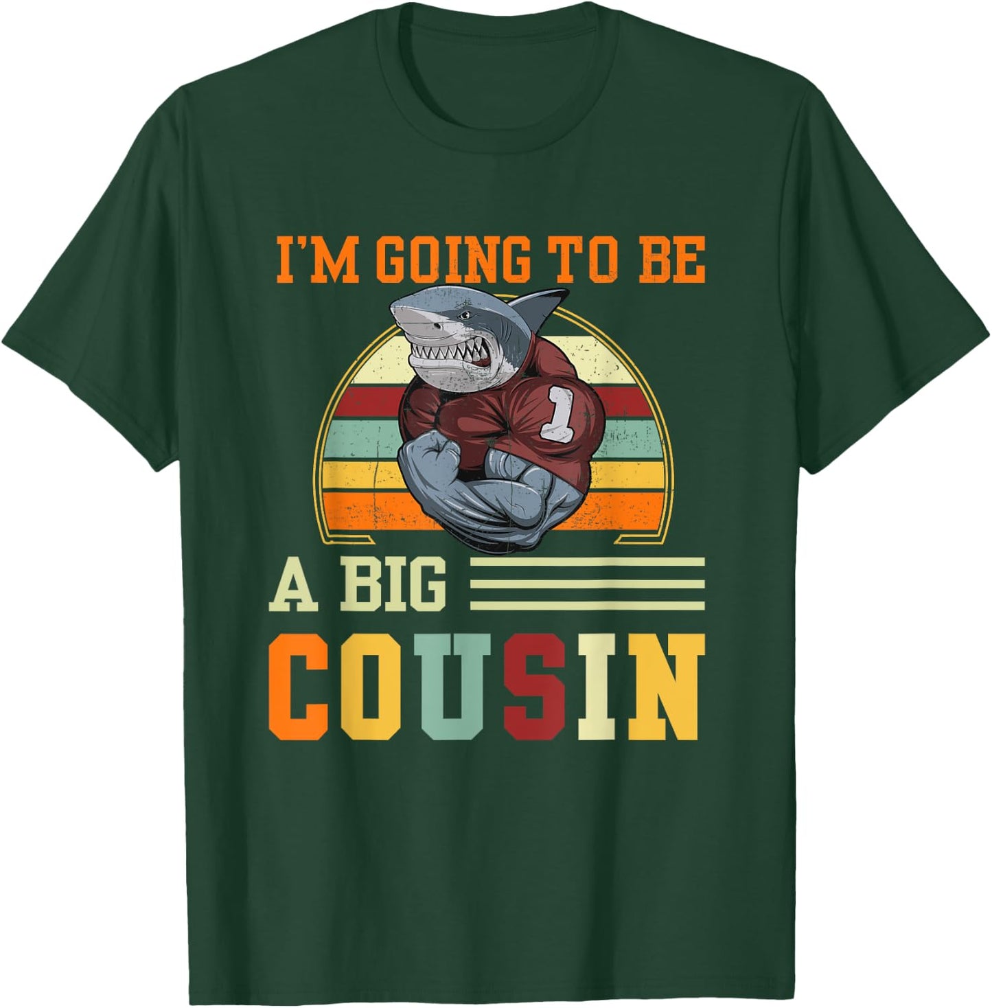 I'm Going To Be A Big Cousin Gift T-Shirt - T-Shirt | Forest