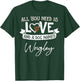 Cute Dog Named Wrigley Design and Men T-Shirt - T-Shirt | Forest