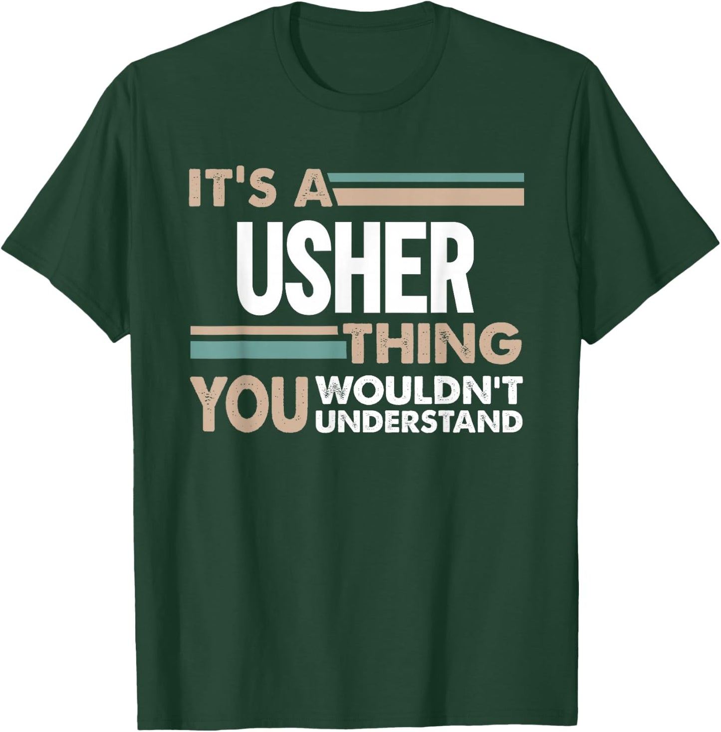 It's a Usher Thing You Wouldn't Understand Retro T-Shirt - T-Shirt | Forest