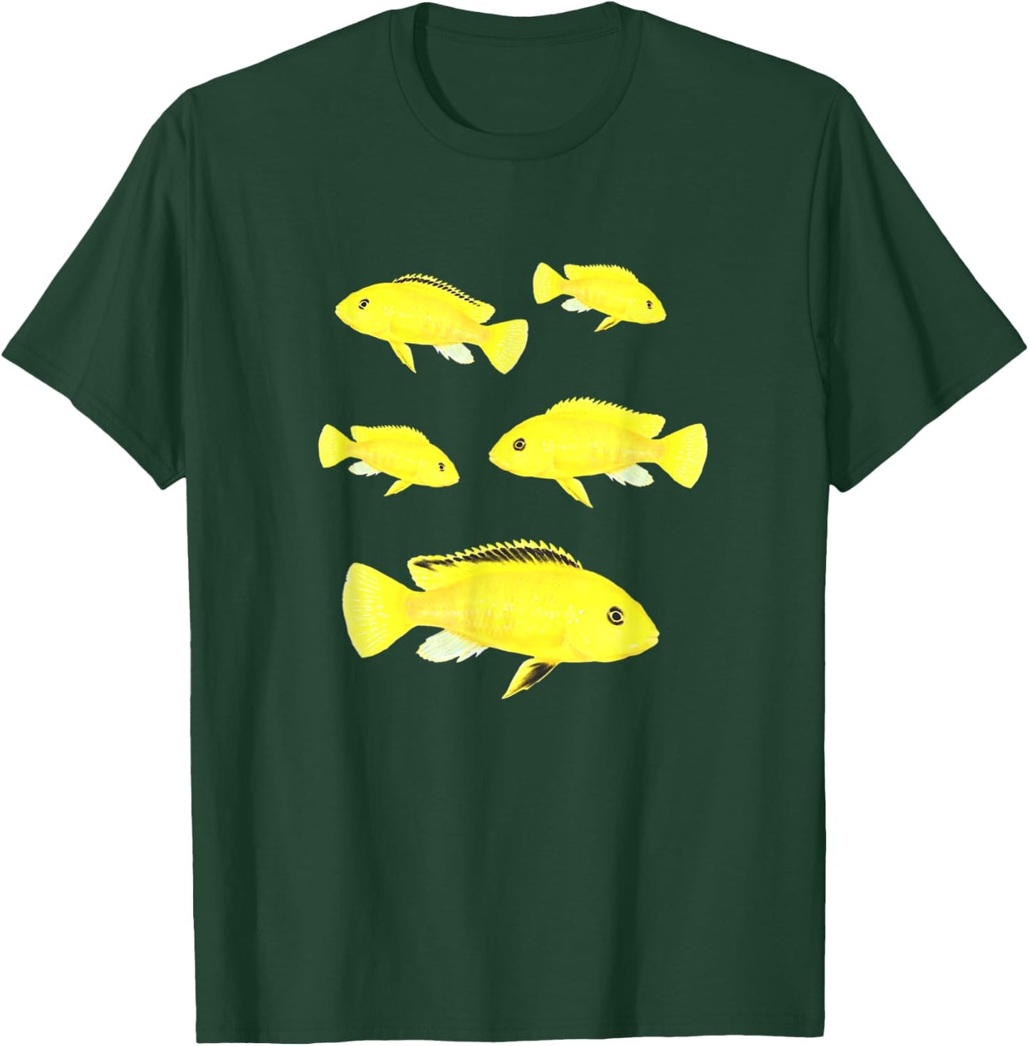 Yellow Lab Cichlids Lake Malawi Cichlid Fish Breeders T-Shirt - T-Shirt | Forest
