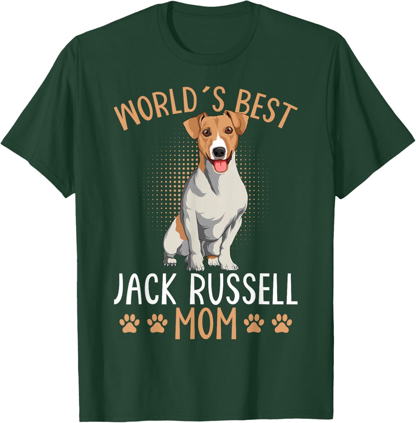 World´s Best Jack Russell Terrier Mom Dog Mama Funny Women T-Shirt - T-Shirt | Forest