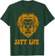 Punjabi Jatt Life Roaring Lion T-Shirt - T-Shirt | Forest