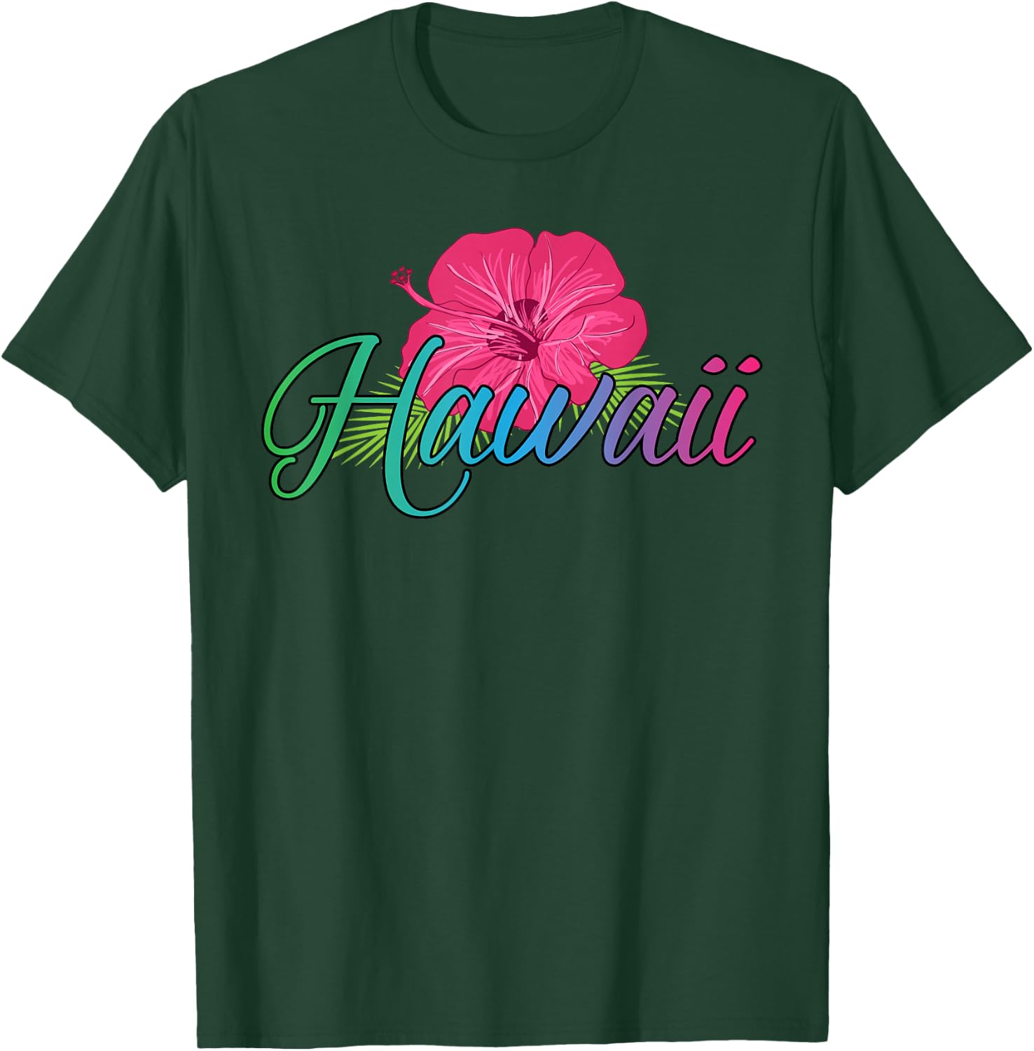 Aloha Hawaii from the island - Feel the Aloha Flower Spirit! T-Shirt - T-Shirt | Forest