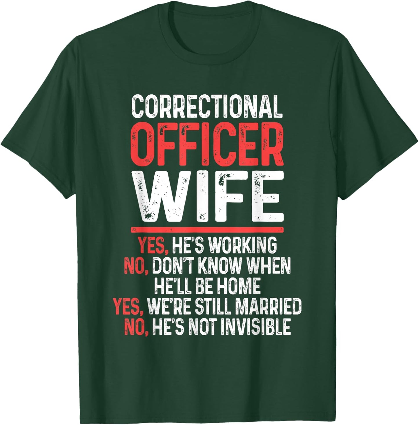 National Correctional Officers Week Gifts CO - Black, Small - Men, - Short Sleeve, Modern Style - Correctional Officer, Law Enforcement, Supporters - Funny Quote Design T-Shirt - T-Shirt | Forest