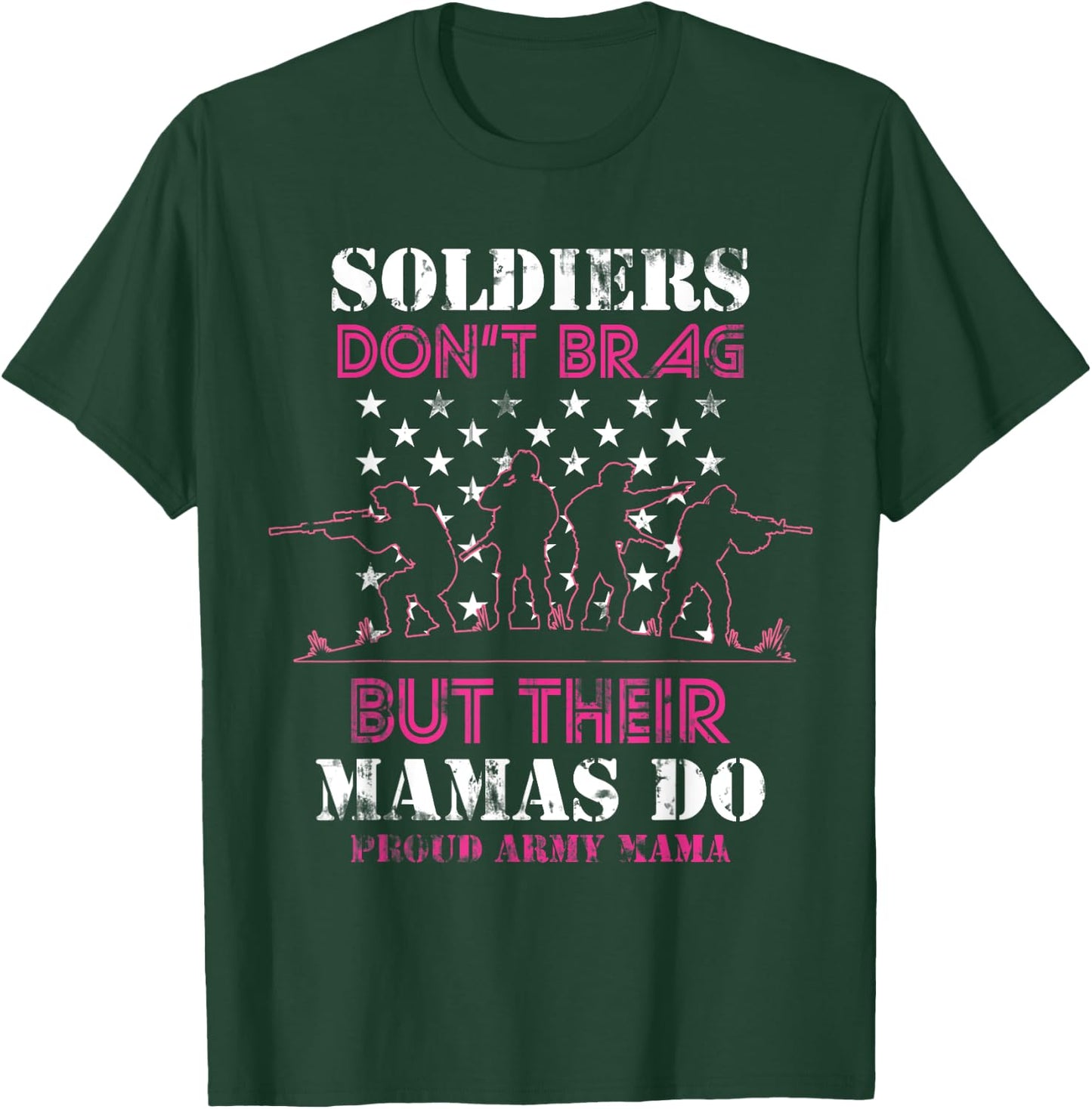 Proud Army Mama Mother T-Shirt - T-Shirt | Forest