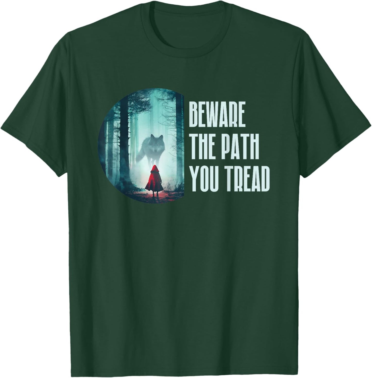 Little Red Riding Hood - Brothers Grimm Fairy Tales T-Shirt - T-Shirt | Forest
