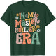 In My Master Builder Era Retro Groovy Building Blocks Kids T-Shirt - T-Shirt | Forest