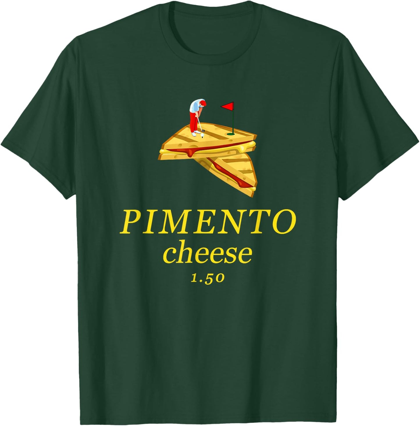 Pimento Cheese funny golf dad T-Shirt - T-Shirt | Forest