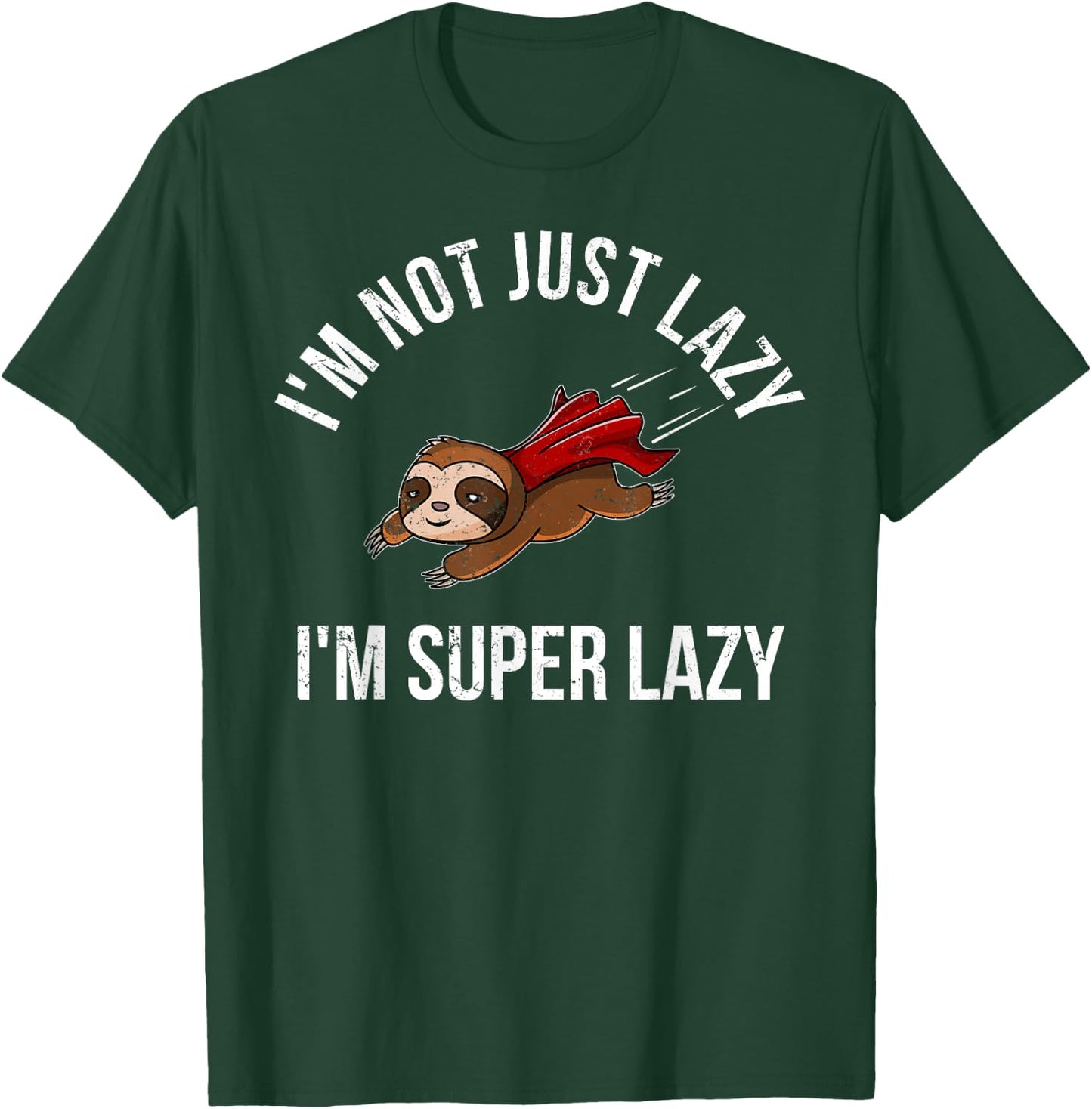 Super Lazy Sloth as Superhero Sloth T-Shirt - T-Shirt | Forest