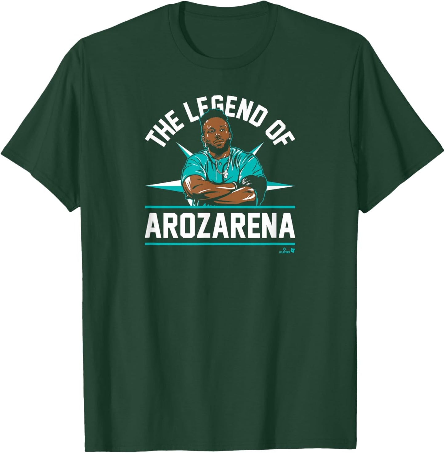 The Legend of Randy Arozarena - Seattle Baseball T-Shirt - T-Shirt | Forest