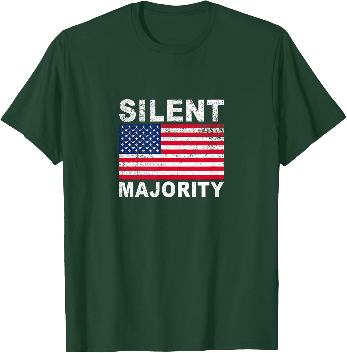 The Silent Majority Patriot American T-Shirt - T-Shirt | Forest
