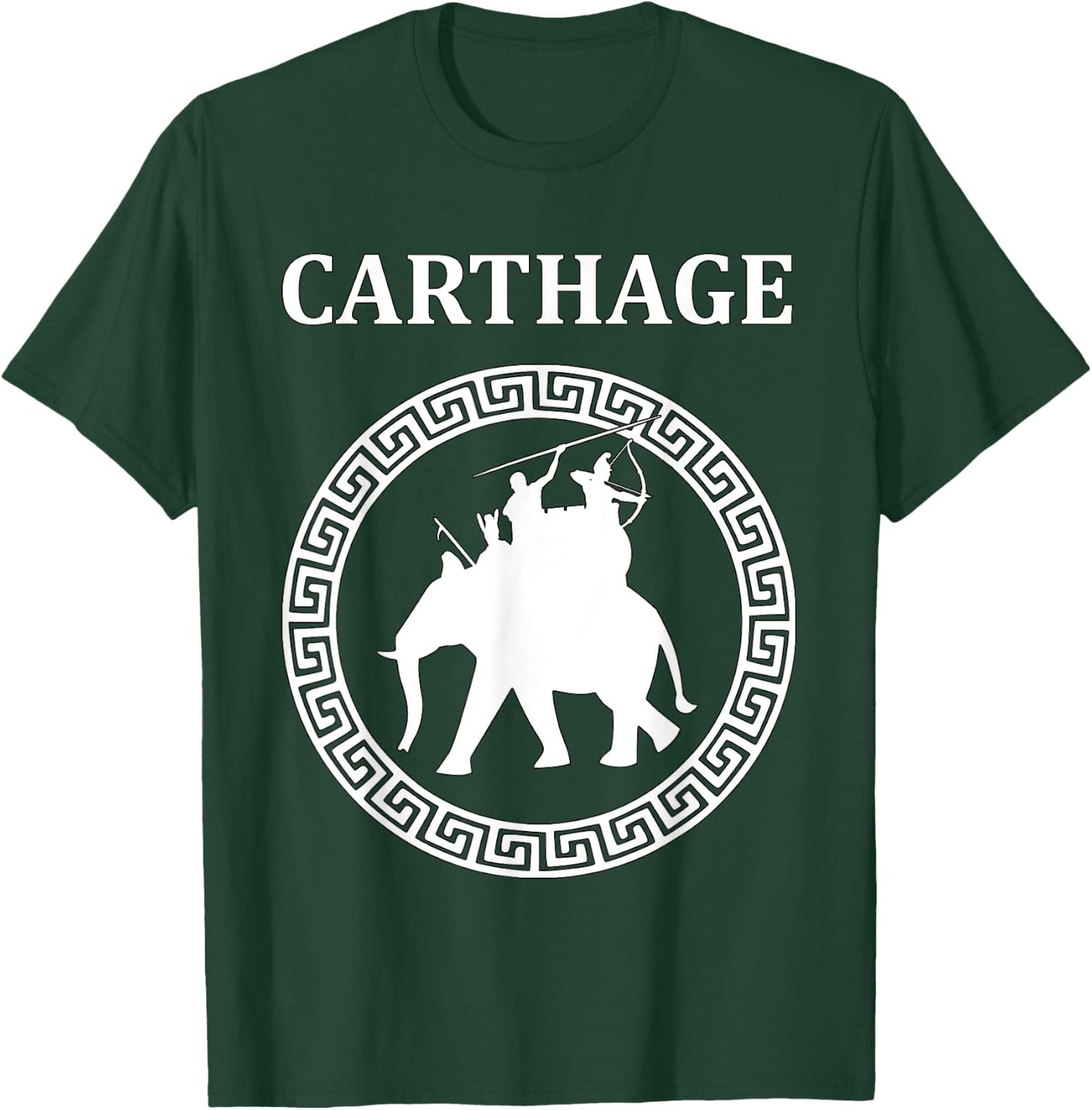 Ancient Carthage Hannibal War Elephant T-Shirt - T-Shirt | Forest
