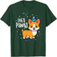 Lets Pawty Birthday Corgi Outfit Kid Dog Themed Party T-Shirt - T-Shirt | Forest