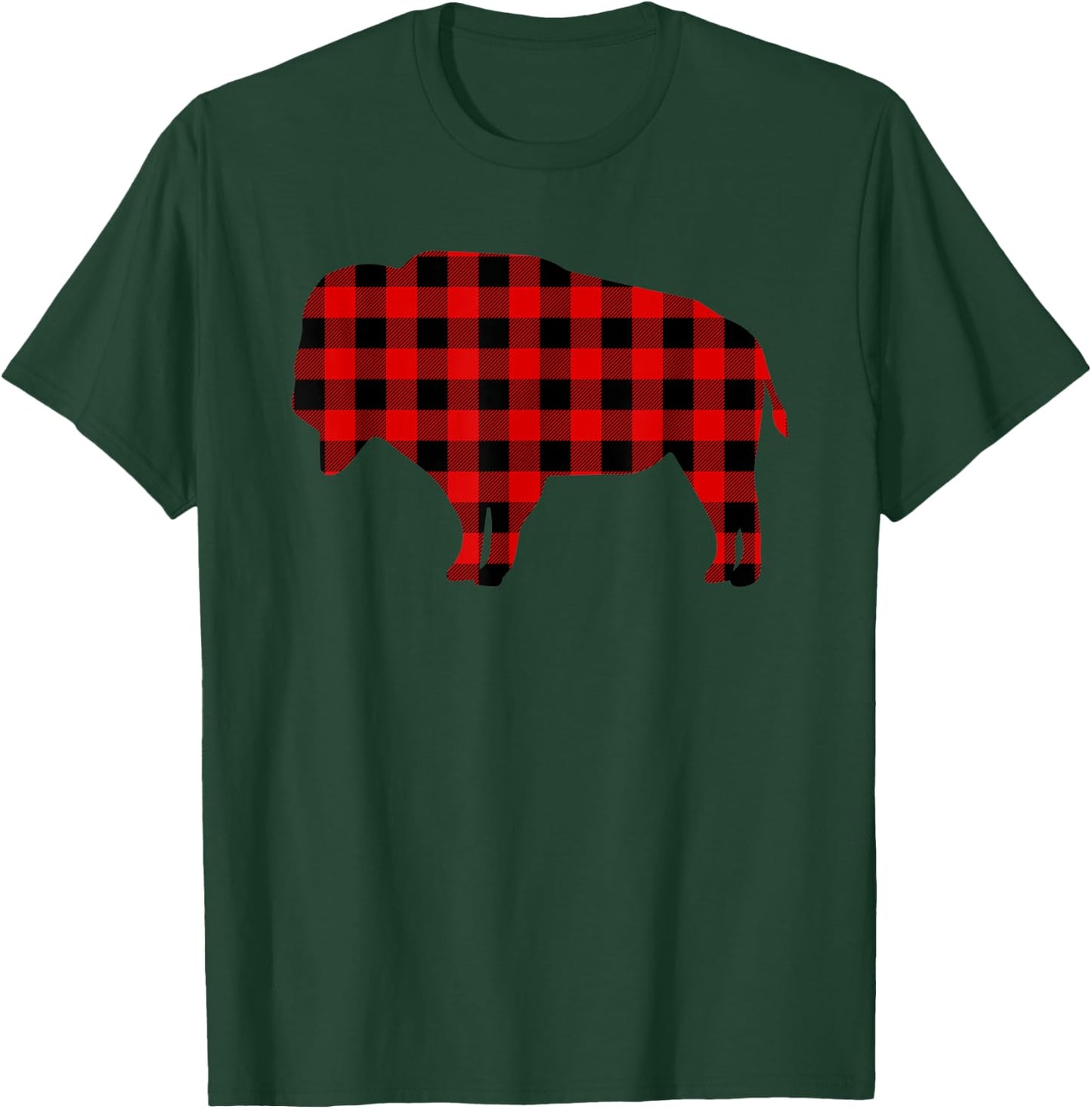 Buffalo Red Buffalo Plaid Tamaraw Matching Family PJ Gift T-Shirt - T-Shirt | Forest
