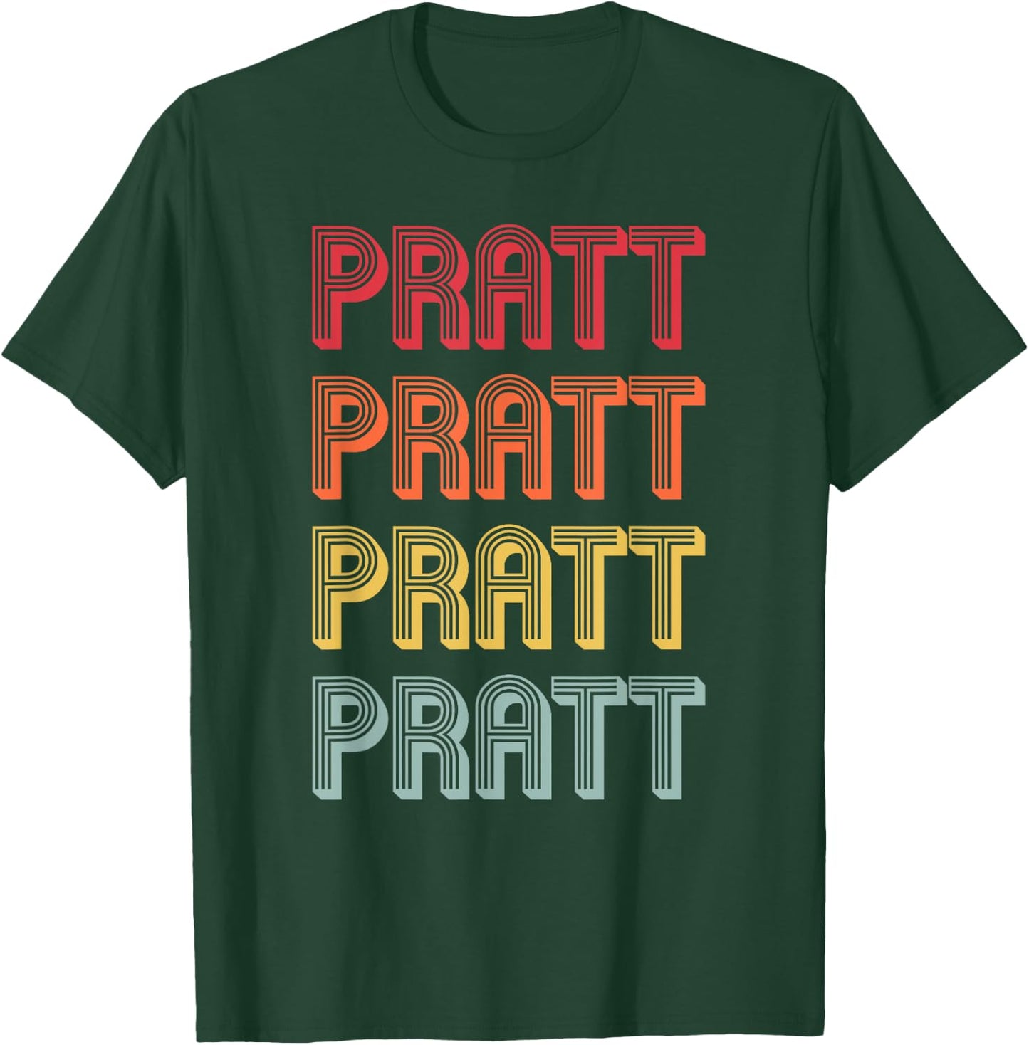 PRATT Gift Surname Funny Retro Vintage 80s Birthday Reunion T-Shirt - T-Shirt | Forest