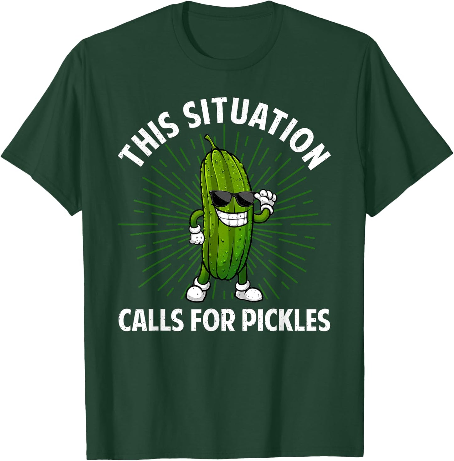 Pickle Design Women Kids Cucumber Dill Pickle Lover T-Shirt - T-Shirt | Forest