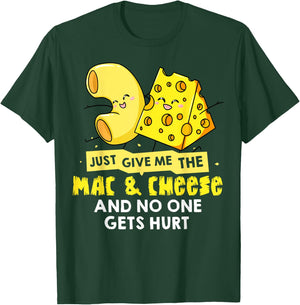 Mac and Cheese Gift Macaroni Cheesy Noodle T-Shirt - T-Shirt | Forest