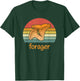 Chanterelle Forager - Vintage style Wild Mushroom T-Shirt - T-Shirt | Forest