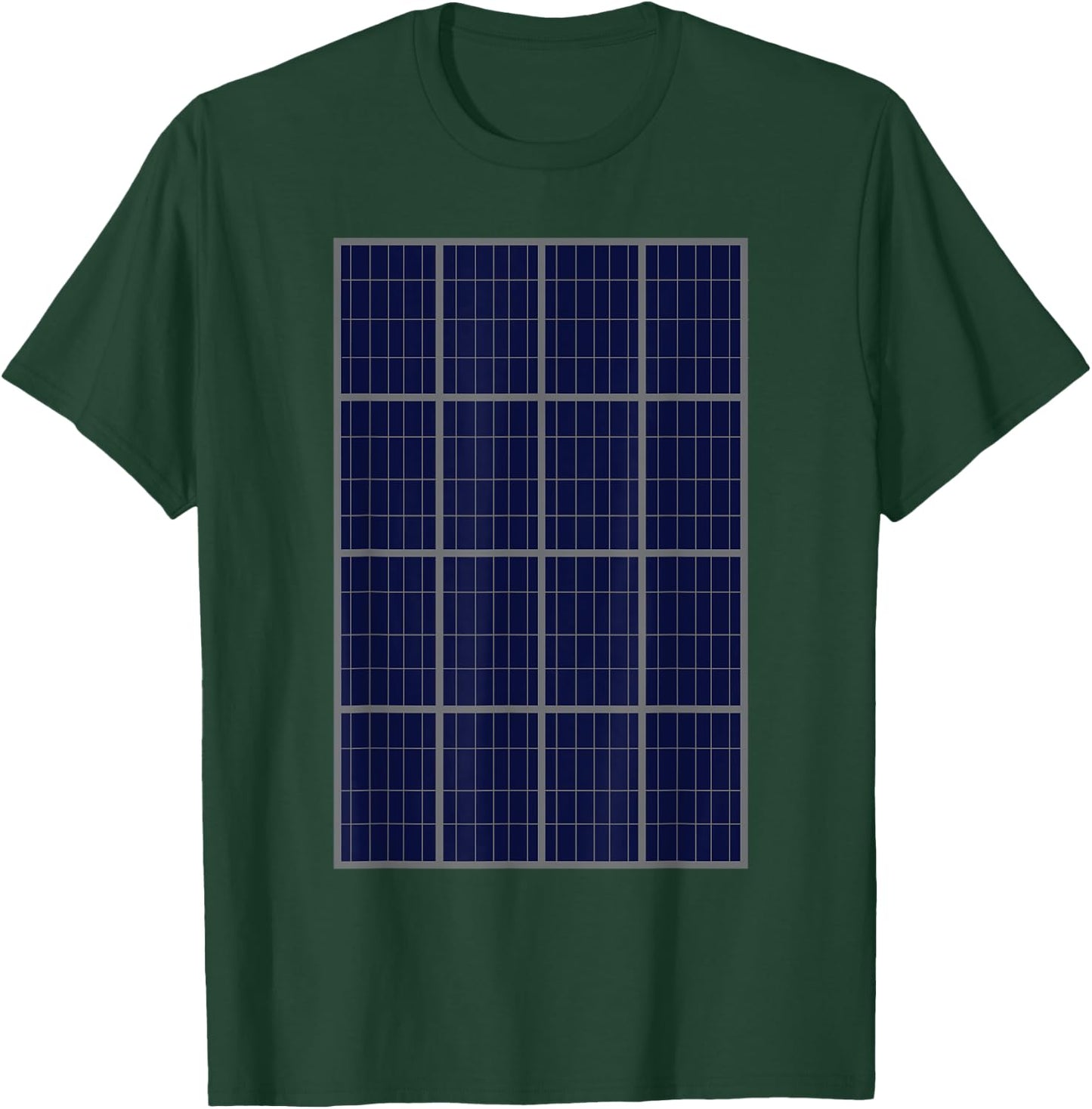 Funny Solar Energy Power Panel Renewable Environmental Gift T-Shirt - T-Shirt | Forest