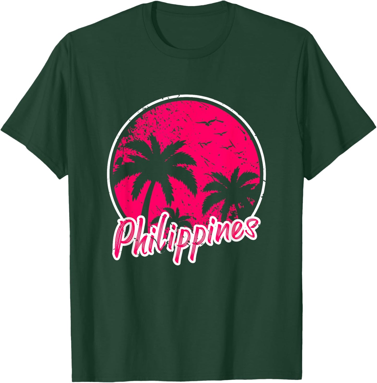 Filipino Beach Philippines Men Women Girls Kids T-Shirt - T-Shirt | Forest
